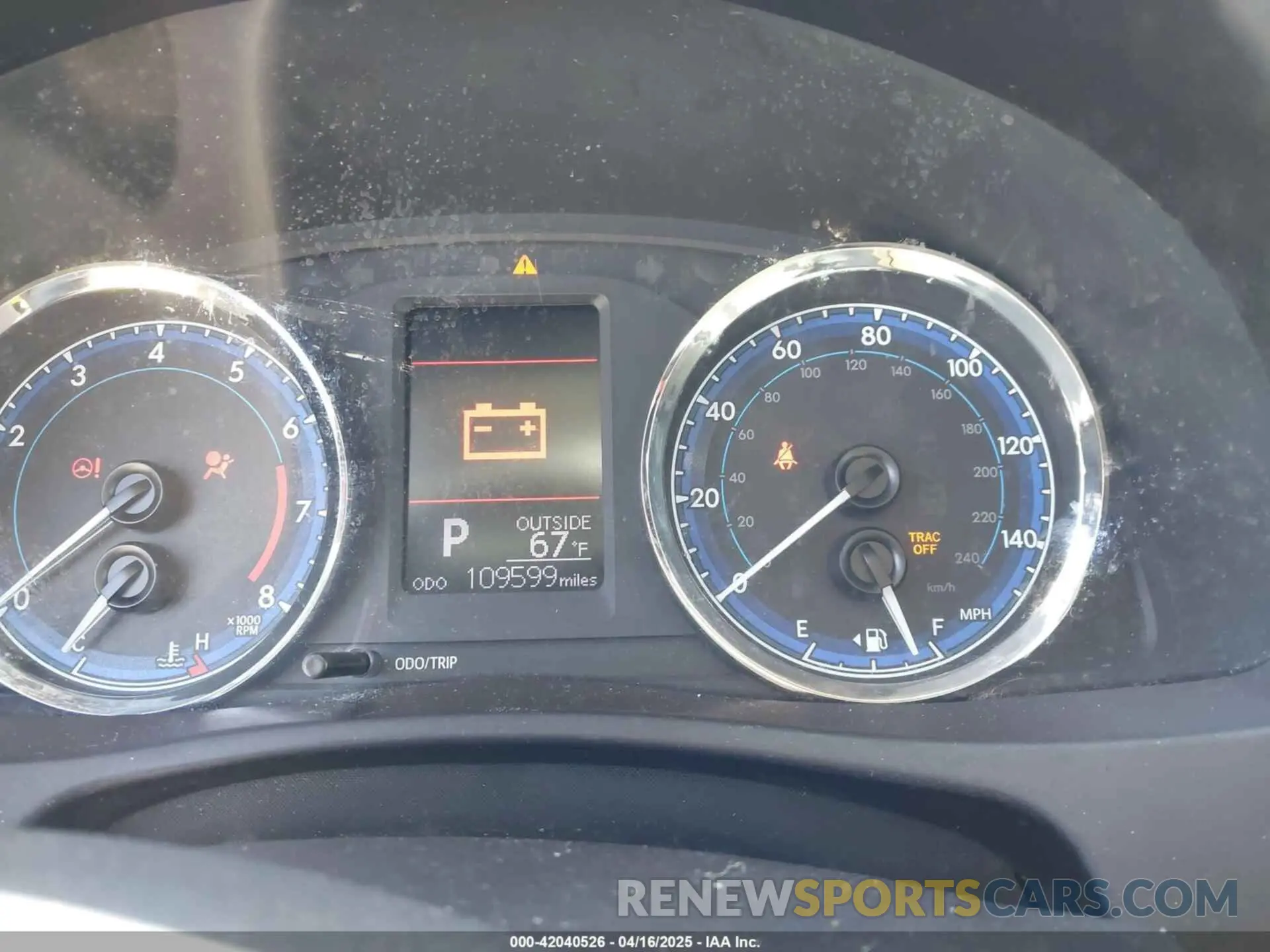 7 fotografías del automóvil dañado 5YFBURHE5KP897309 TOYOTA COROLLA 2019