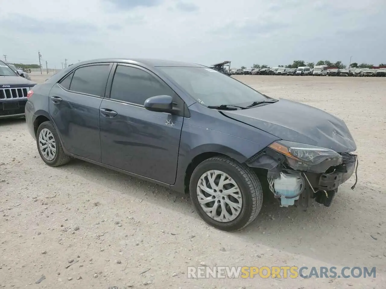 4 fotografías del automóvil dañado 5YFBURHE5KP902329 TOYOTA COROLLA 2019