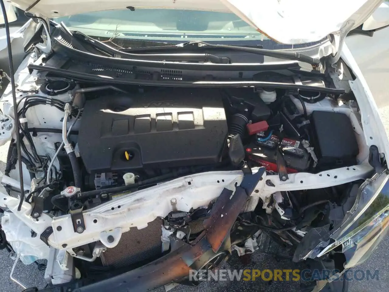 7 fotografías del automóvil dañado 5YFBURHE5KP902377 TOYOTA COROLLA 2019