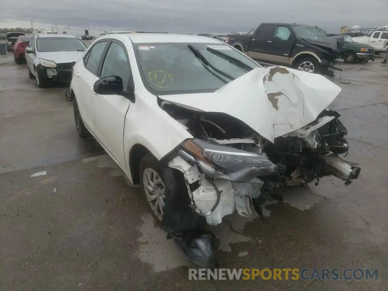 1 fotografías del automóvil dañado 5YFBURHE5KP905313 TOYOTA COROLLA 2019