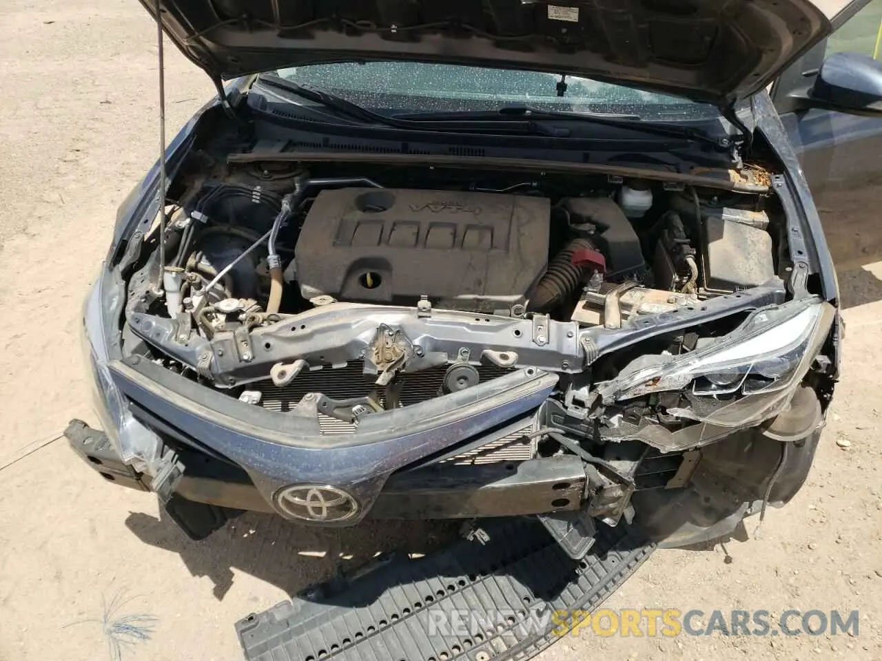 7 fotografías del automóvil dañado 5YFBURHE5KP905988 TOYOTA COROLLA 2019