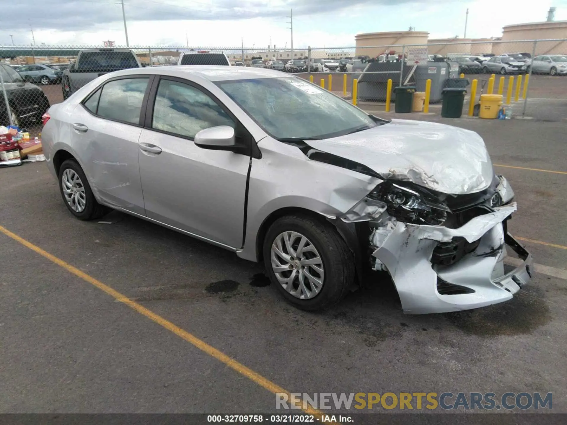 1 fotografías del automóvil dañado 5YFBURHE5KP909118 TOYOTA COROLLA 2019