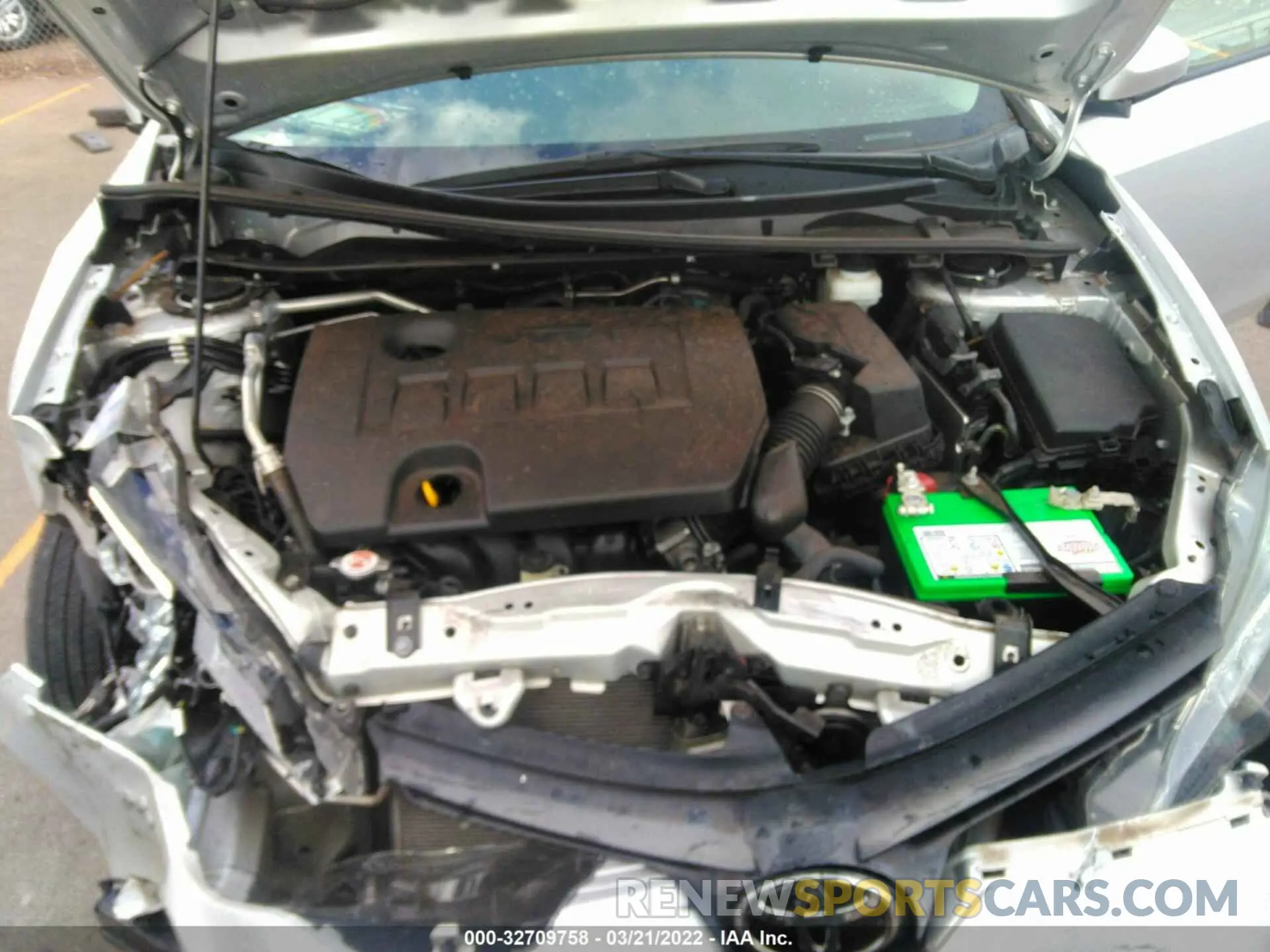 10 fotografías del automóvil dañado 5YFBURHE5KP909118 TOYOTA COROLLA 2019