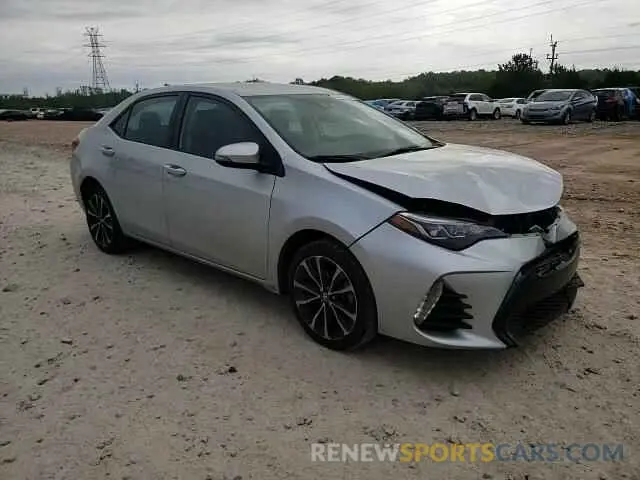10 fotografías del automóvil dañado 5YFBURHE5KP910088 TOYOTA COROLLA 2019