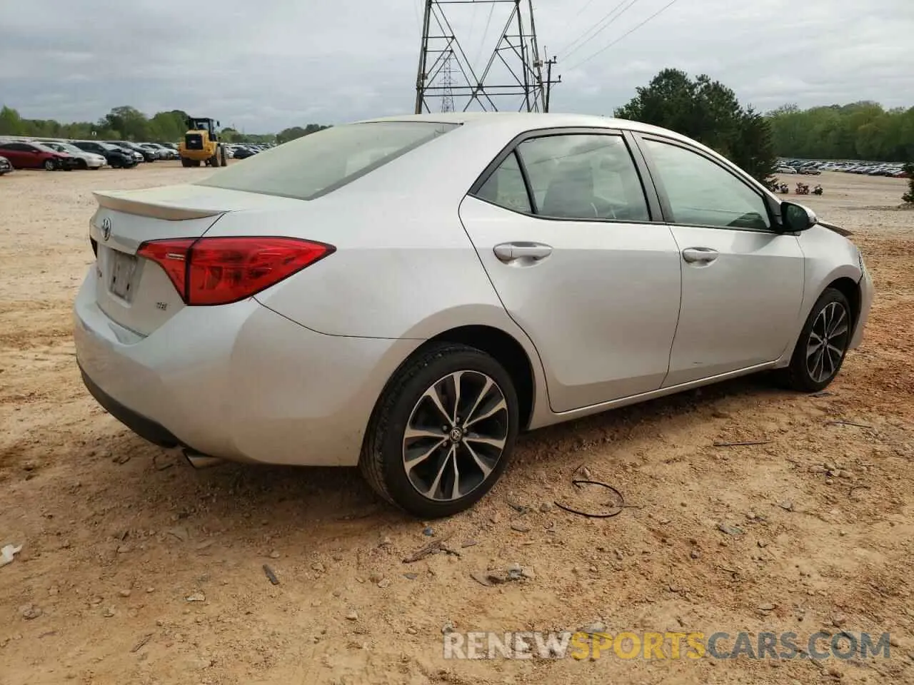 3 fotografías del automóvil dañado 5YFBURHE5KP910088 TOYOTA COROLLA 2019
