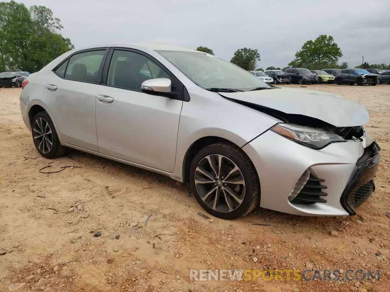 4 fotografías del automóvil dañado 5YFBURHE5KP910088 TOYOTA COROLLA 2019