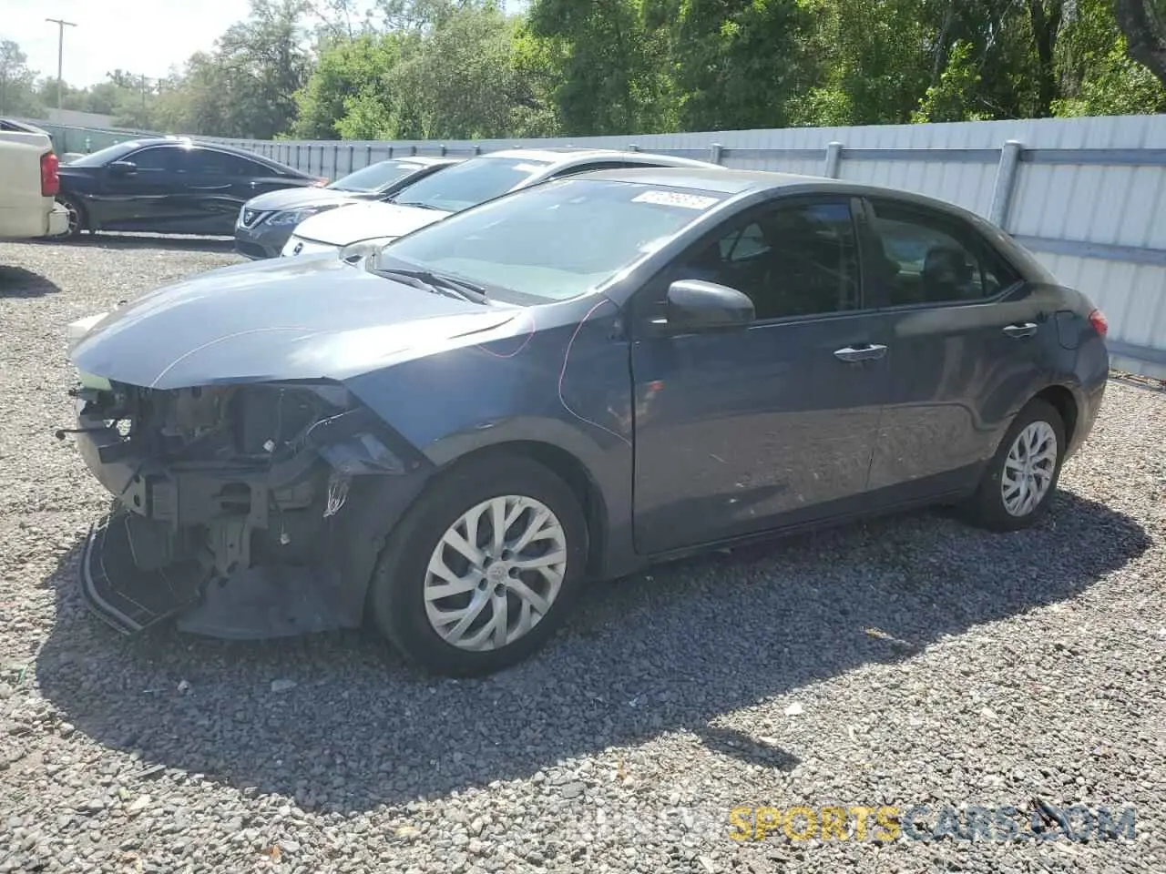 1 fotografías del automóvil dañado 5YFBURHE5KP912486 TOYOTA COROLLA 2019