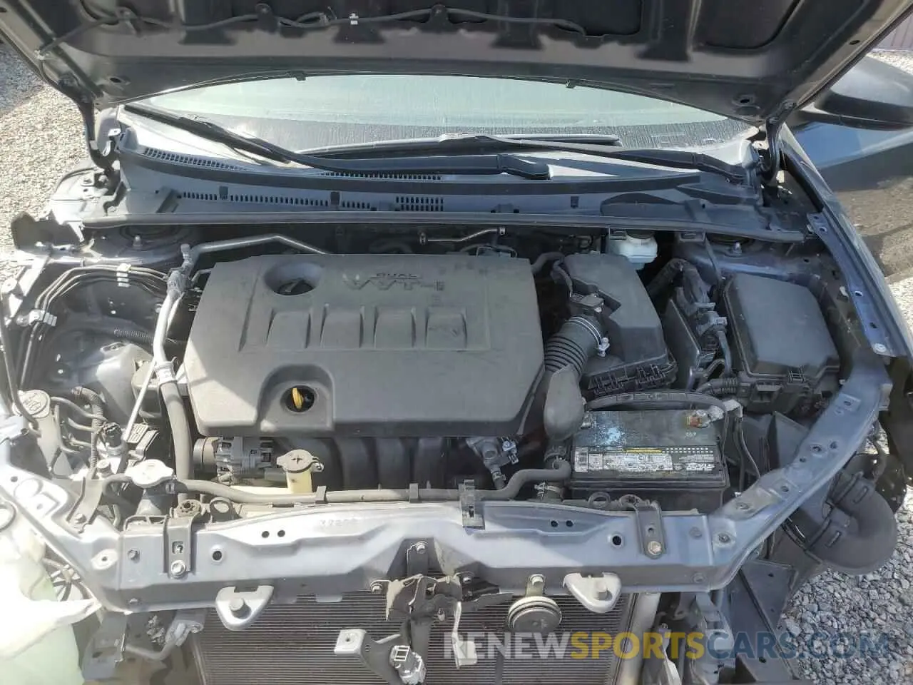 11 fotografías del automóvil dañado 5YFBURHE5KP912486 TOYOTA COROLLA 2019