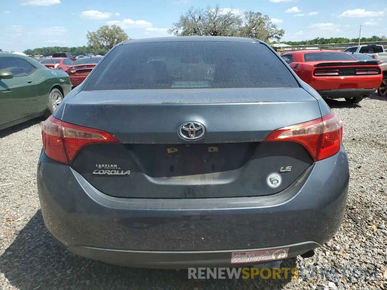 6 fotografías del automóvil dañado 5YFBURHE5KP912486 TOYOTA COROLLA 2019