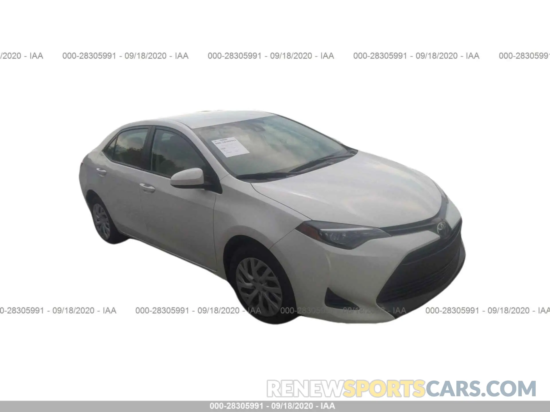 1 fotografías del automóvil dañado 5YFBURHE5KP917929 TOYOTA COROLLA 2019