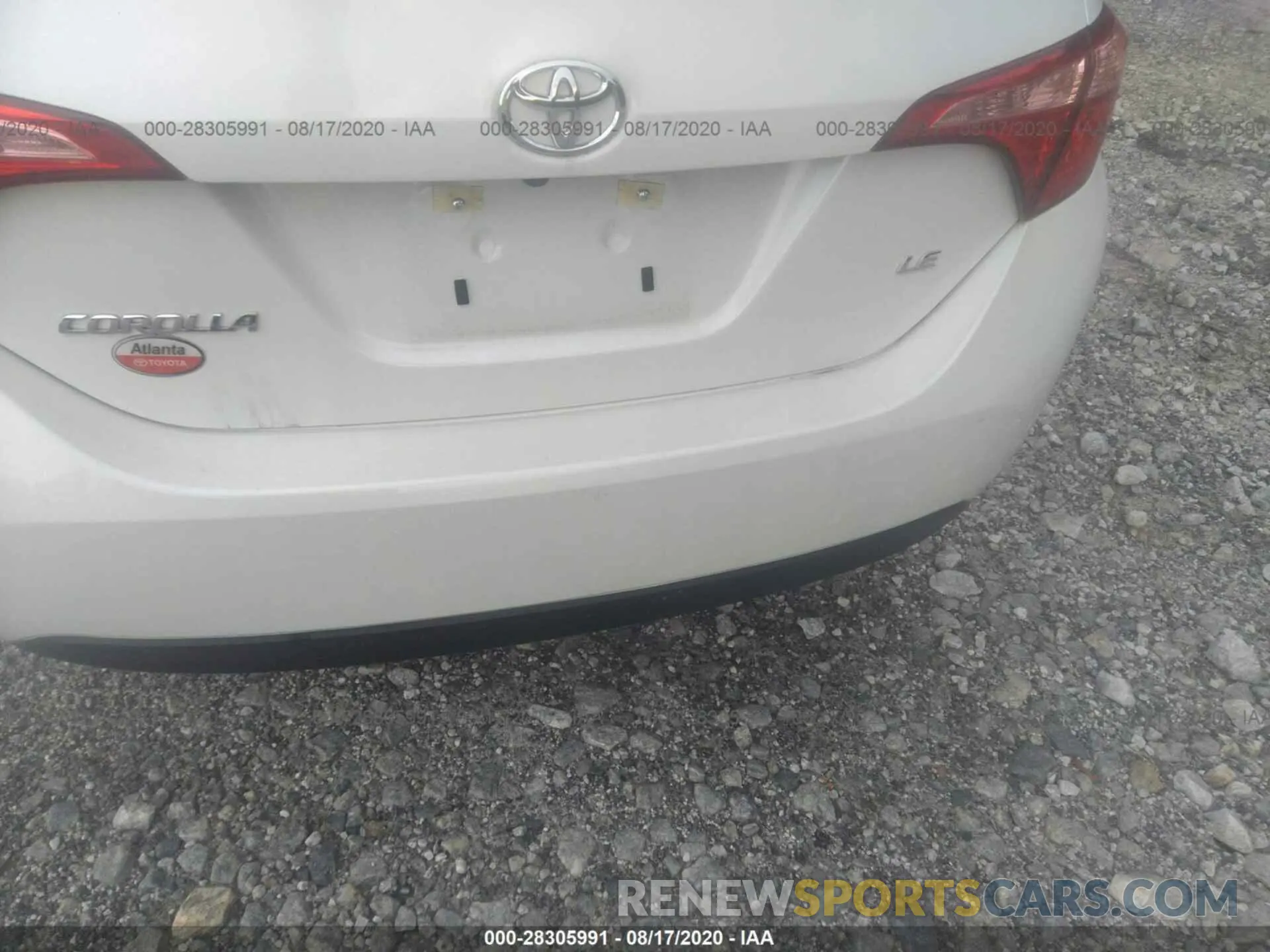 6 fotografías del automóvil dañado 5YFBURHE5KP917929 TOYOTA COROLLA 2019