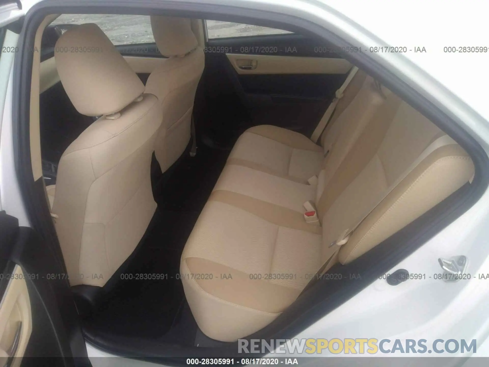 8 fotografías del automóvil dañado 5YFBURHE5KP917929 TOYOTA COROLLA 2019