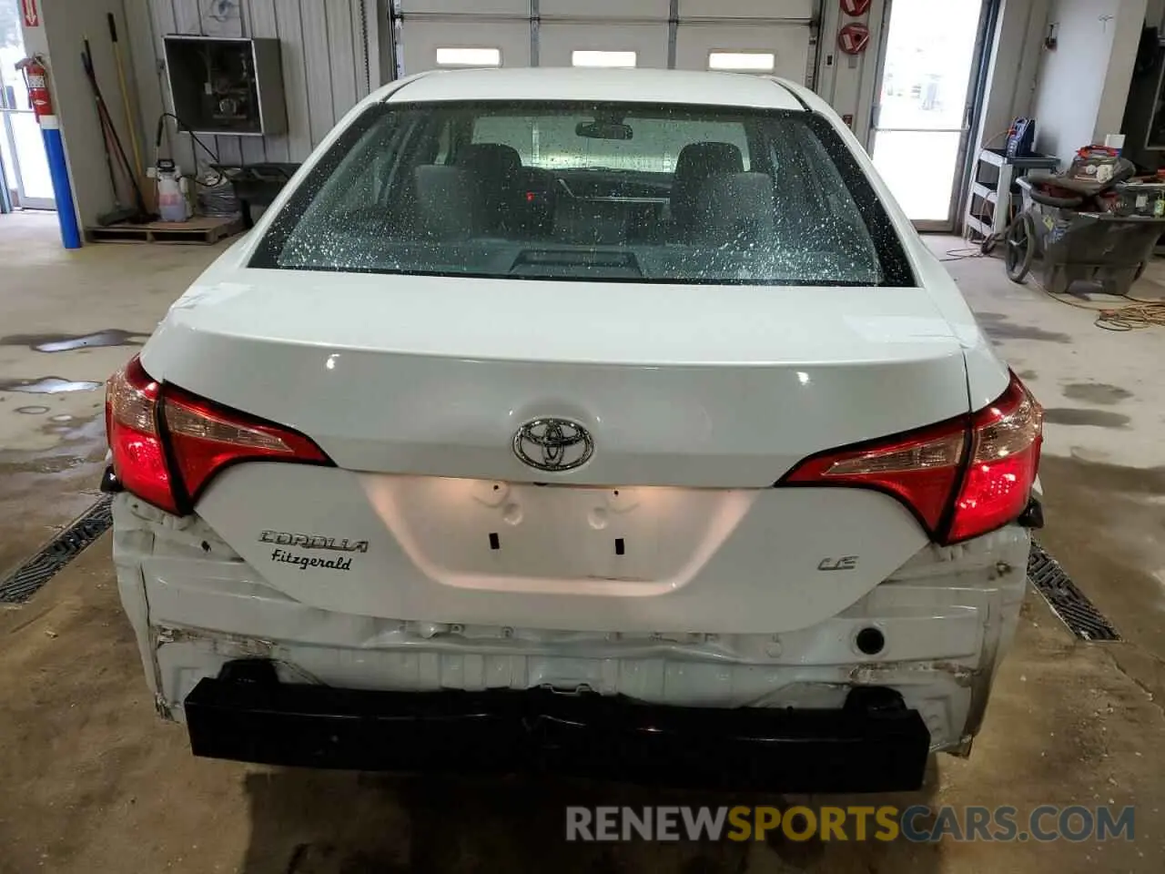 6 fotografías del automóvil dañado 5YFBURHE5KP919972 TOYOTA COROLLA 2019