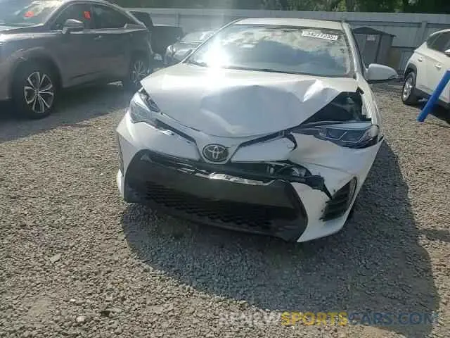 13 fotografías del automóvil dañado 5YFBURHE5KP921284 TOYOTA COROLLA 2019