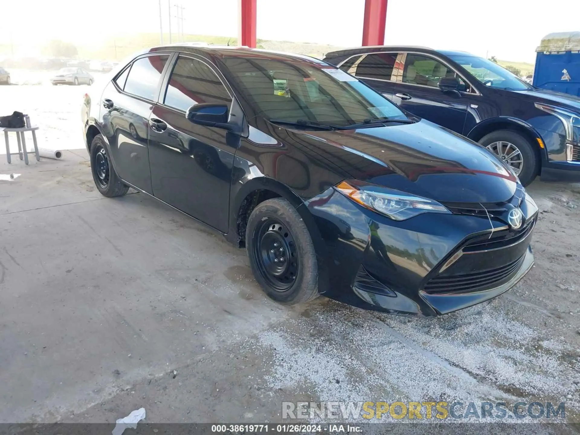 1 fotografías del automóvil dañado 5YFBURHE5KP921432 TOYOTA COROLLA 2019