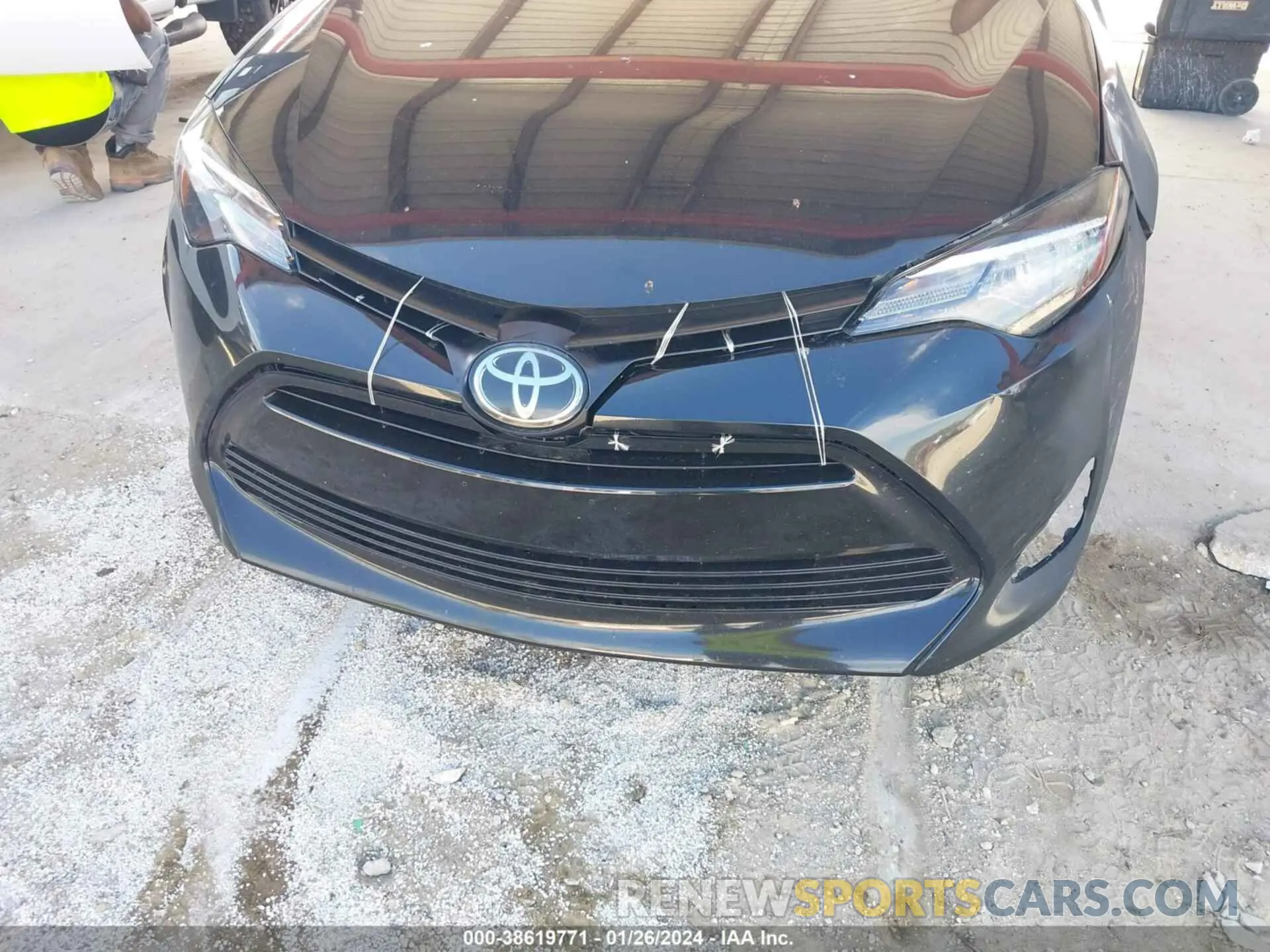 6 fotografías del automóvil dañado 5YFBURHE5KP921432 TOYOTA COROLLA 2019
