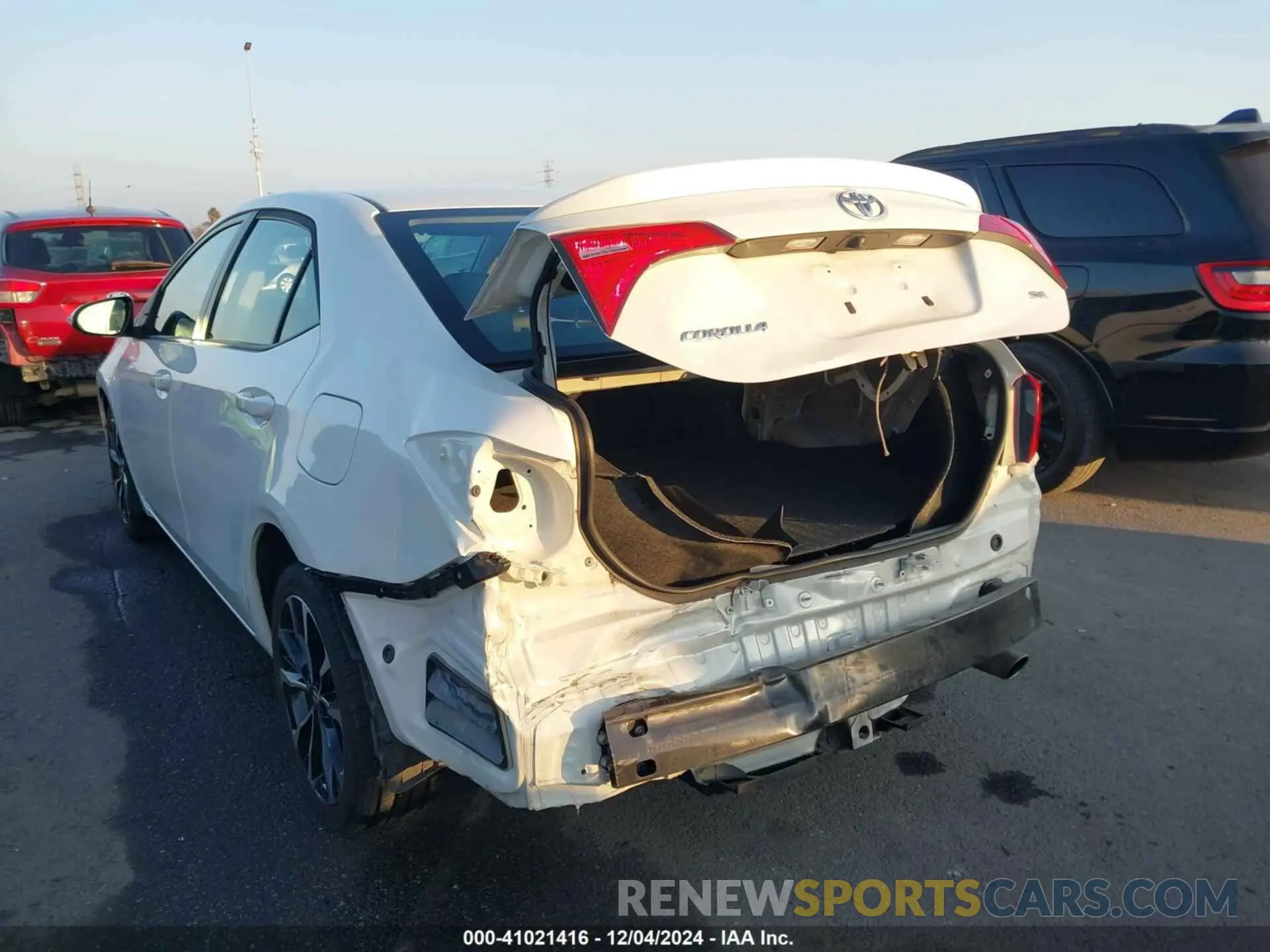 6 fotografías del automóvil dañado 5YFBURHE5KP921964 TOYOTA COROLLA 2019