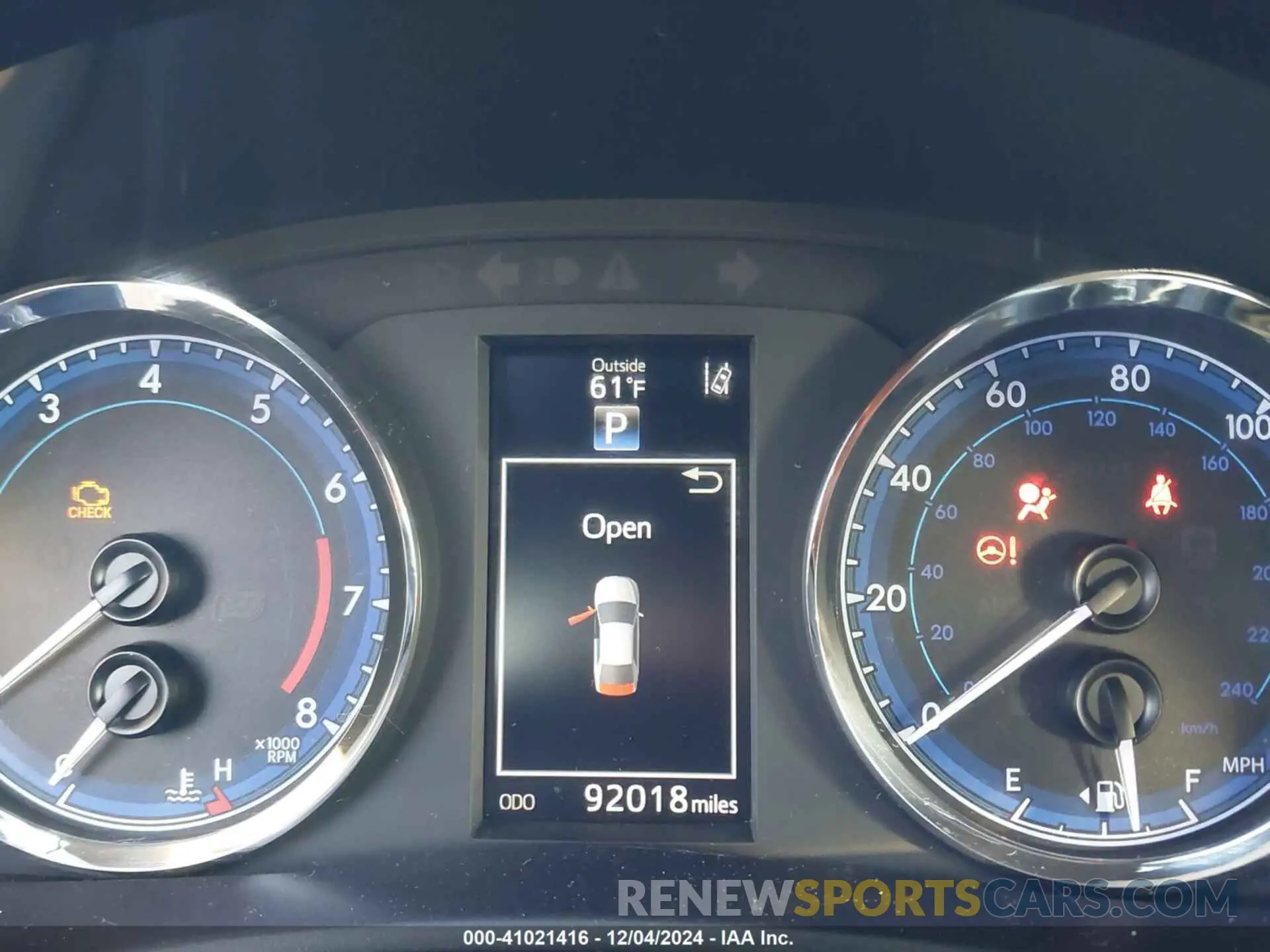 7 fotografías del automóvil dañado 5YFBURHE5KP921964 TOYOTA COROLLA 2019