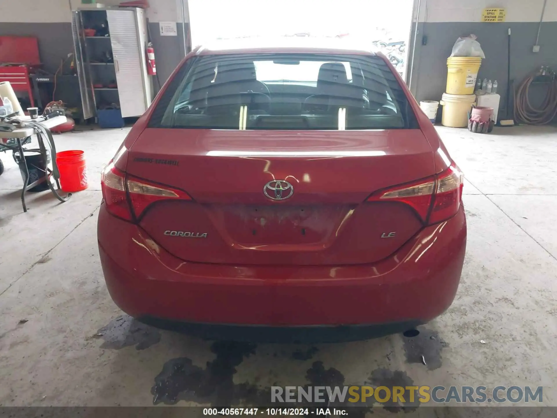 16 fotografías del automóvil dañado 5YFBURHE5KP929739 TOYOTA COROLLA 2019
