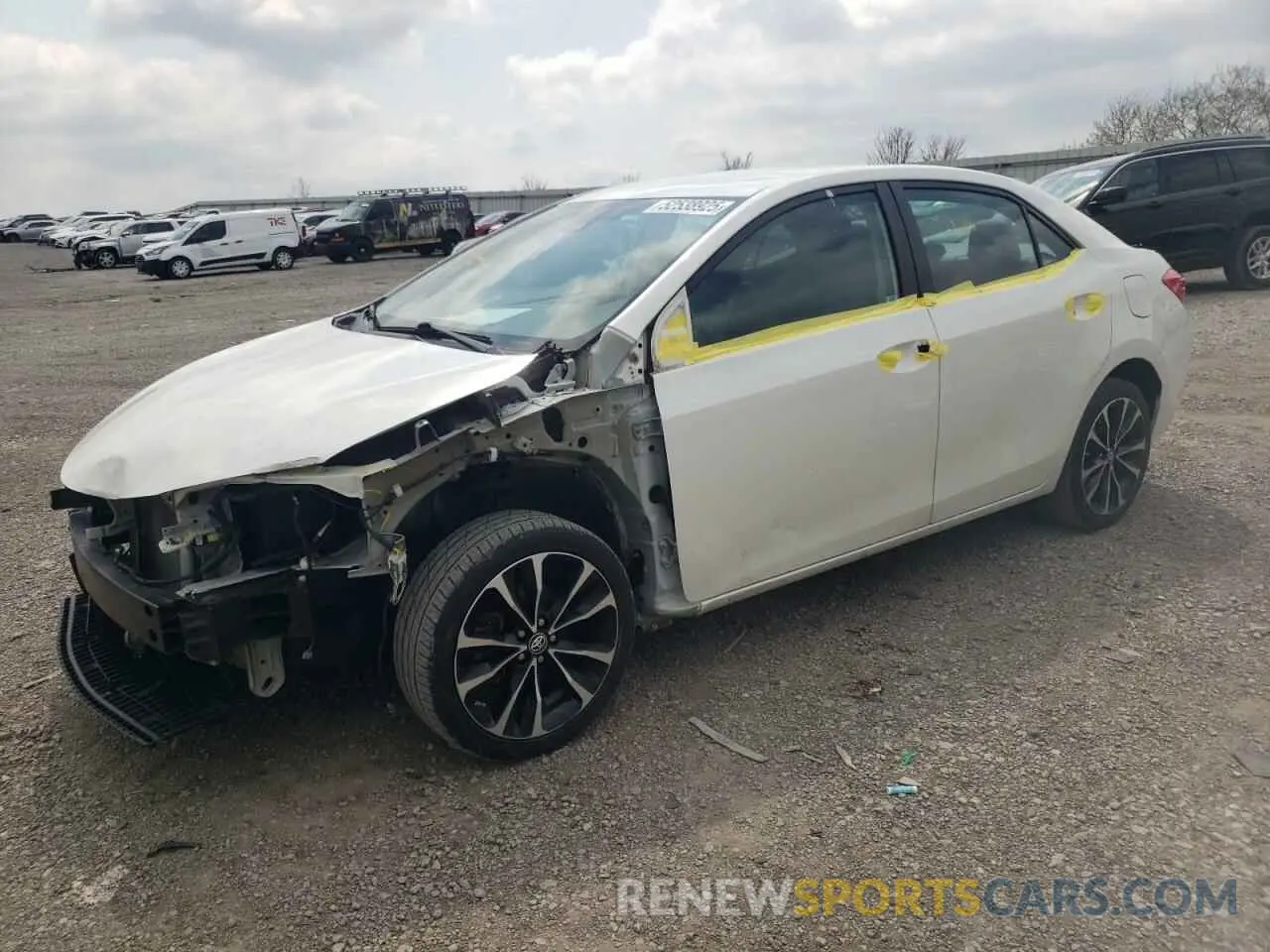 1 fotografías del automóvil dañado 5YFBURHE5KP931247 TOYOTA COROLLA 2019
