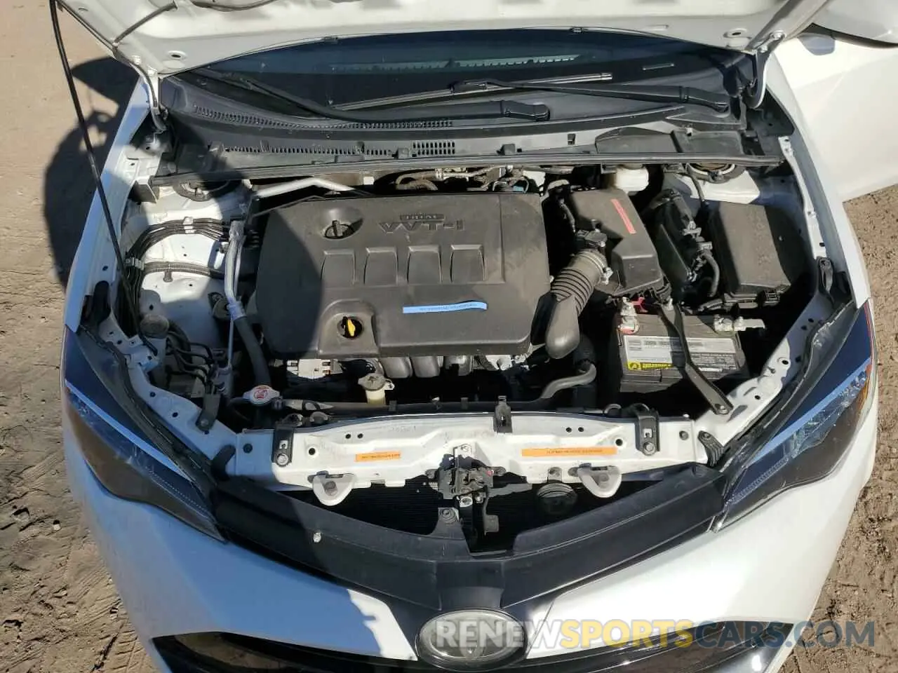 11 fotografías del automóvil dañado 5YFBURHE5KP931619 TOYOTA COROLLA 2019