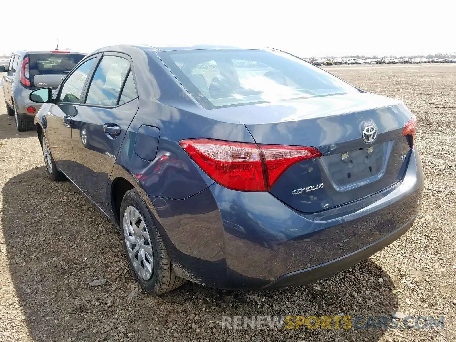 3 fotografías del automóvil dañado 5YFBURHE5KP939722 TOYOTA COROLLA 2019