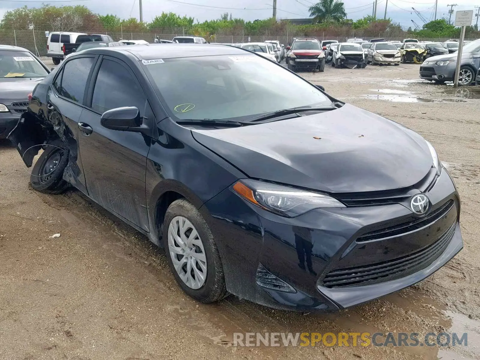 1 fotografías del automóvil dañado 5YFBURHE5KP943110 TOYOTA COROLLA 2019