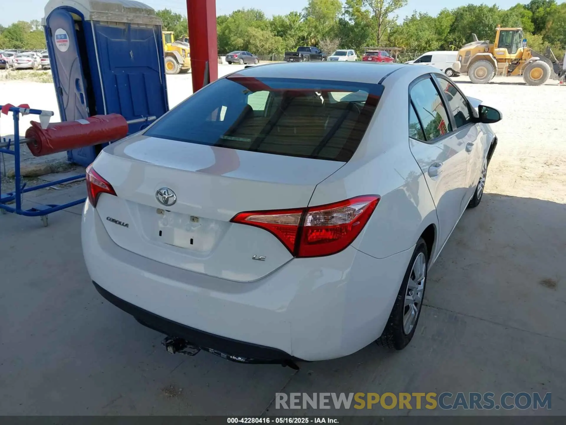 4 fotografías del automóvil dañado 5YFBURHE5KP945830 TOYOTA COROLLA 2019
