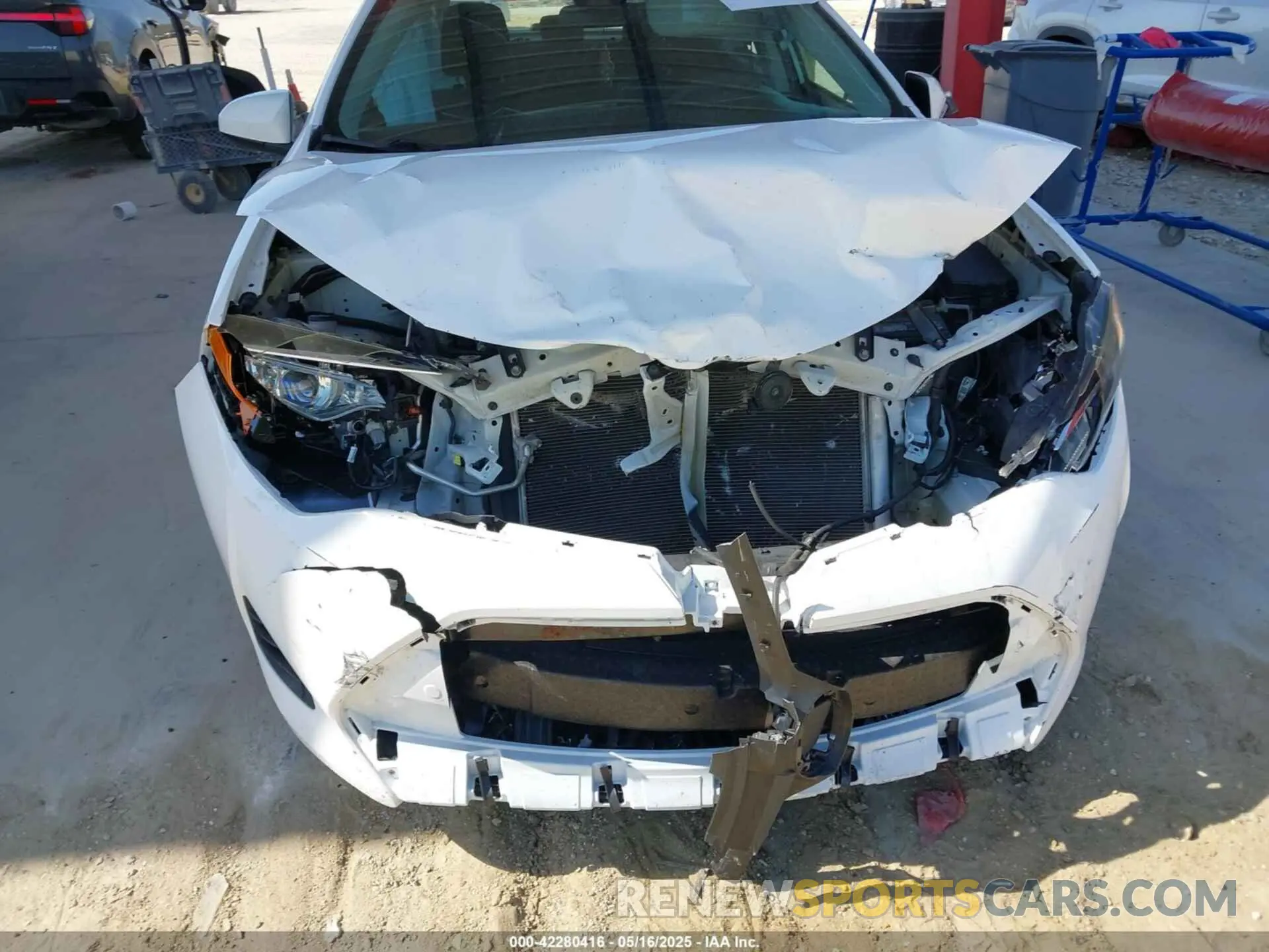 6 fotografías del automóvil dañado 5YFBURHE5KP945830 TOYOTA COROLLA 2019