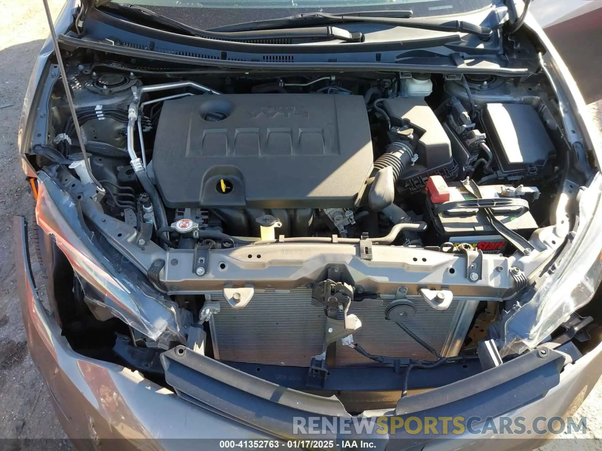 10 fotografías del automóvil dañado 5YFBURHE5KP945987 TOYOTA COROLLA 2019