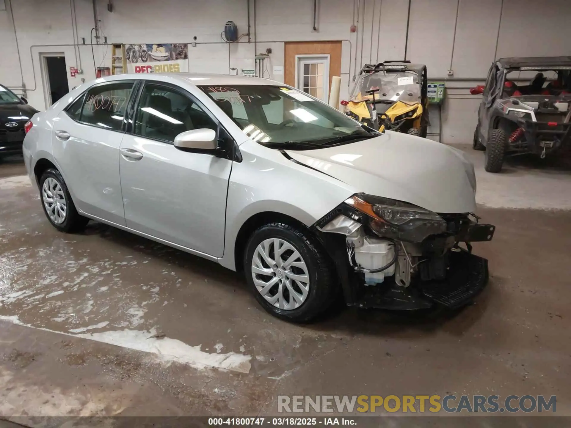 1 fotografías del automóvil dañado 5YFBURHE5KP947349 TOYOTA COROLLA 2019