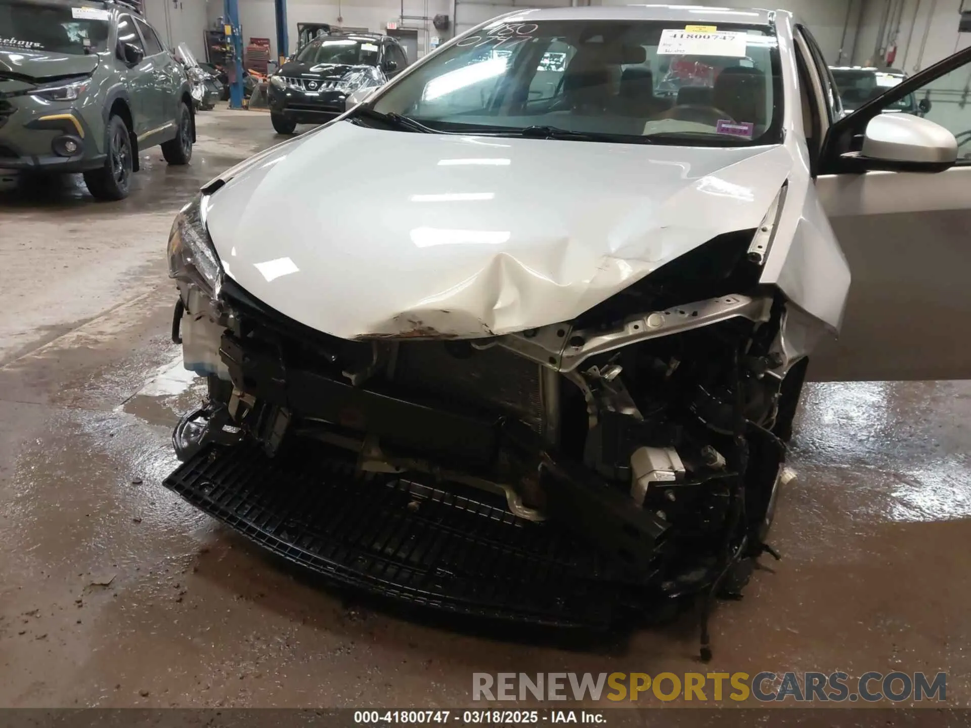6 fotografías del automóvil dañado 5YFBURHE5KP947349 TOYOTA COROLLA 2019