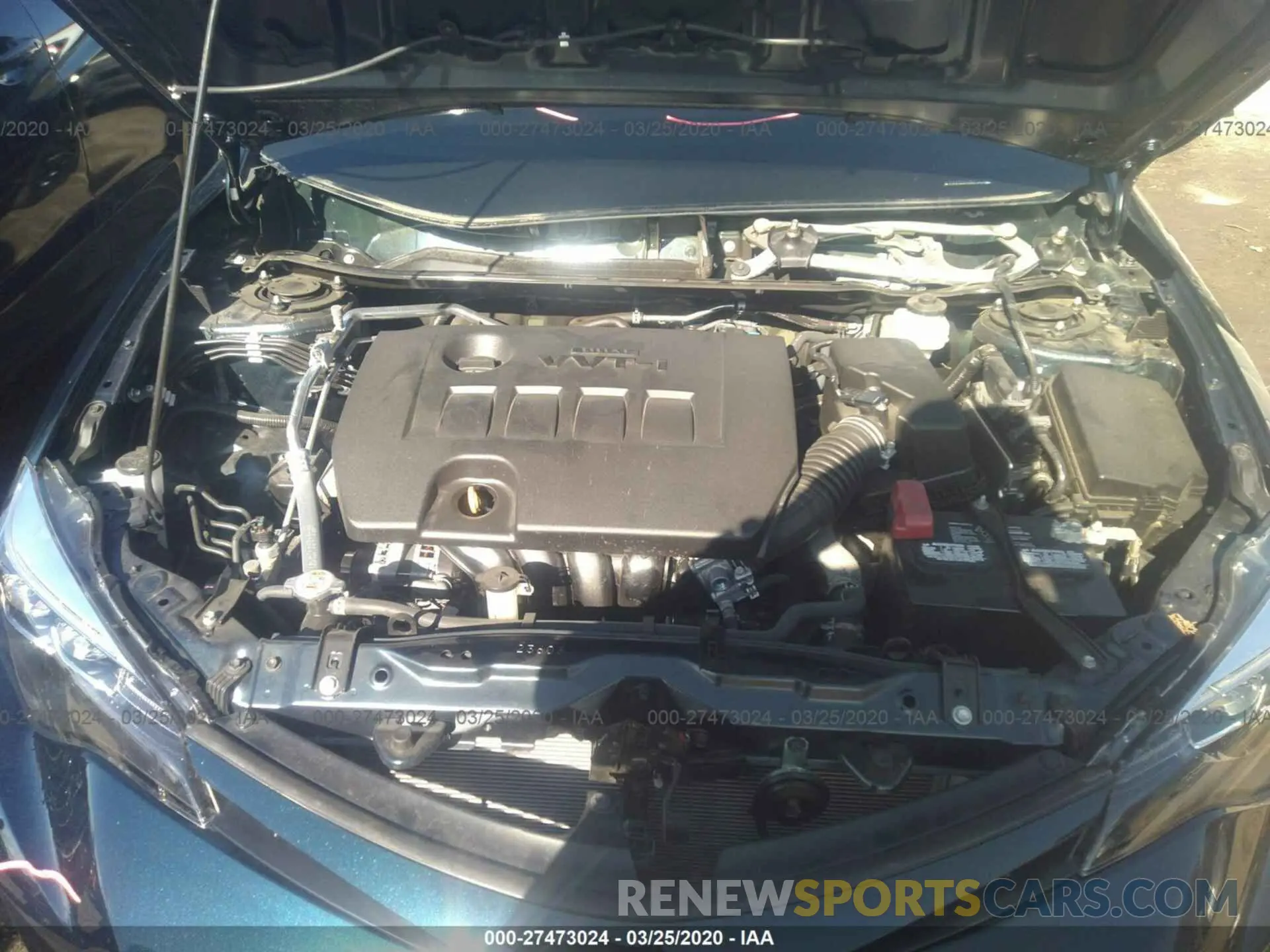 10 fotografías del automóvil dañado 5YFBURHE5KP948792 TOYOTA COROLLA 2019