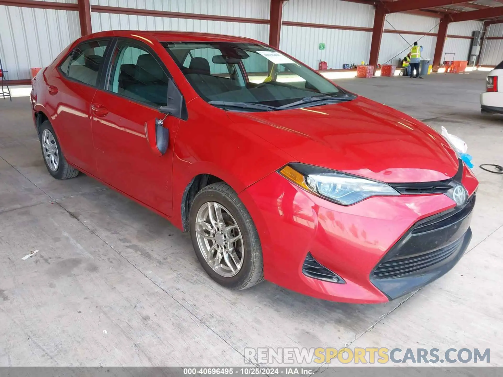 1 fotografías del automóvil dañado 5YFBURHE6KP856641 TOYOTA COROLLA 2019