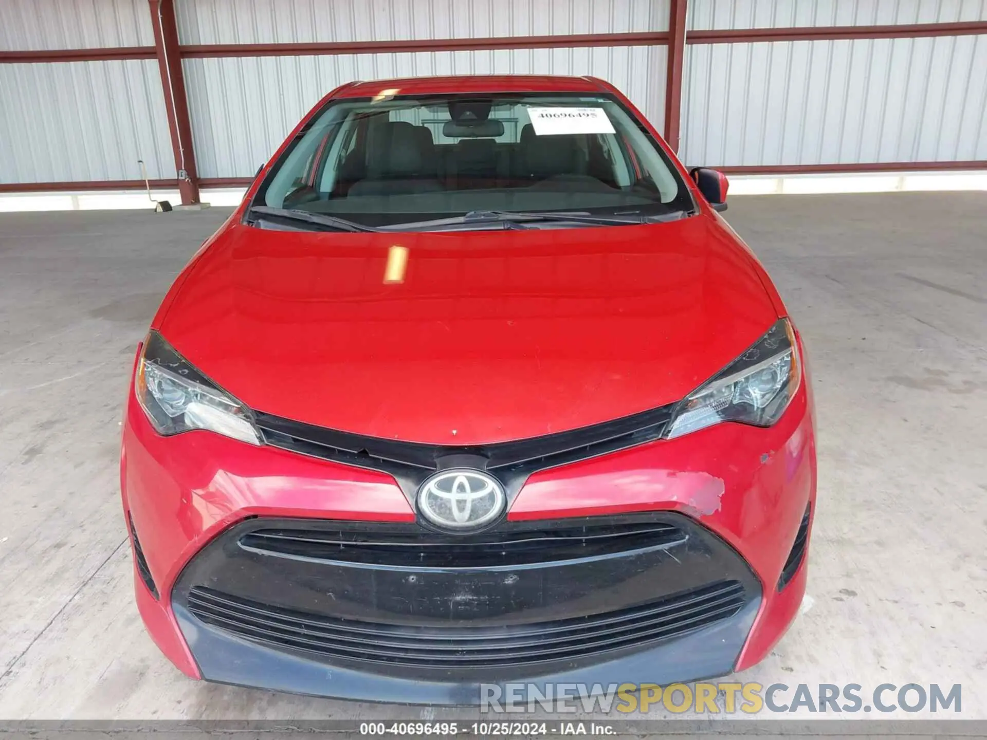 12 fotografías del automóvil dañado 5YFBURHE6KP856641 TOYOTA COROLLA 2019