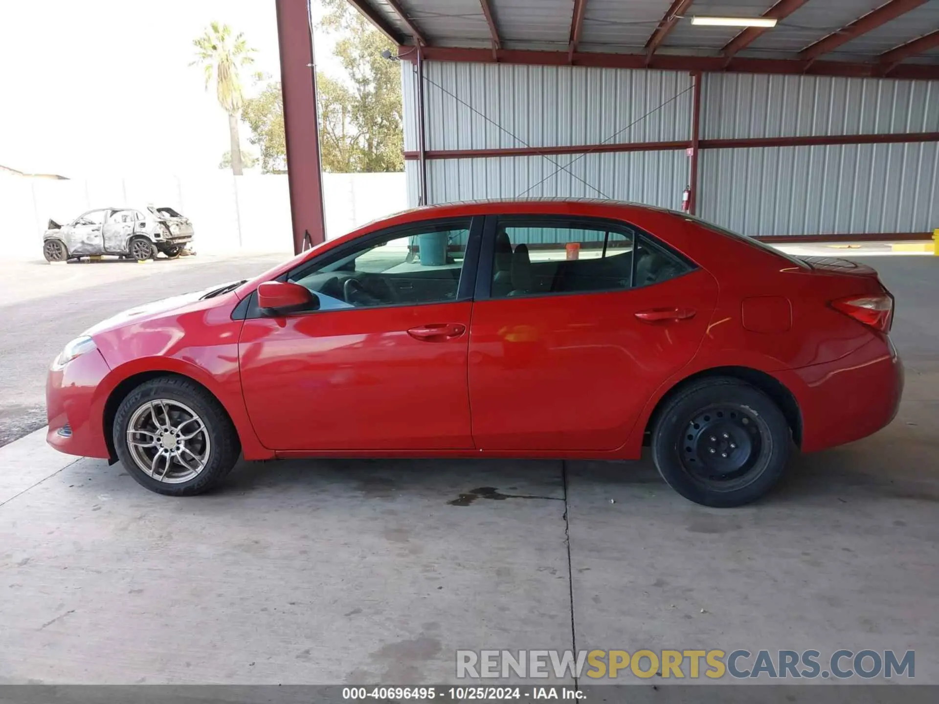 14 fotografías del automóvil dañado 5YFBURHE6KP856641 TOYOTA COROLLA 2019