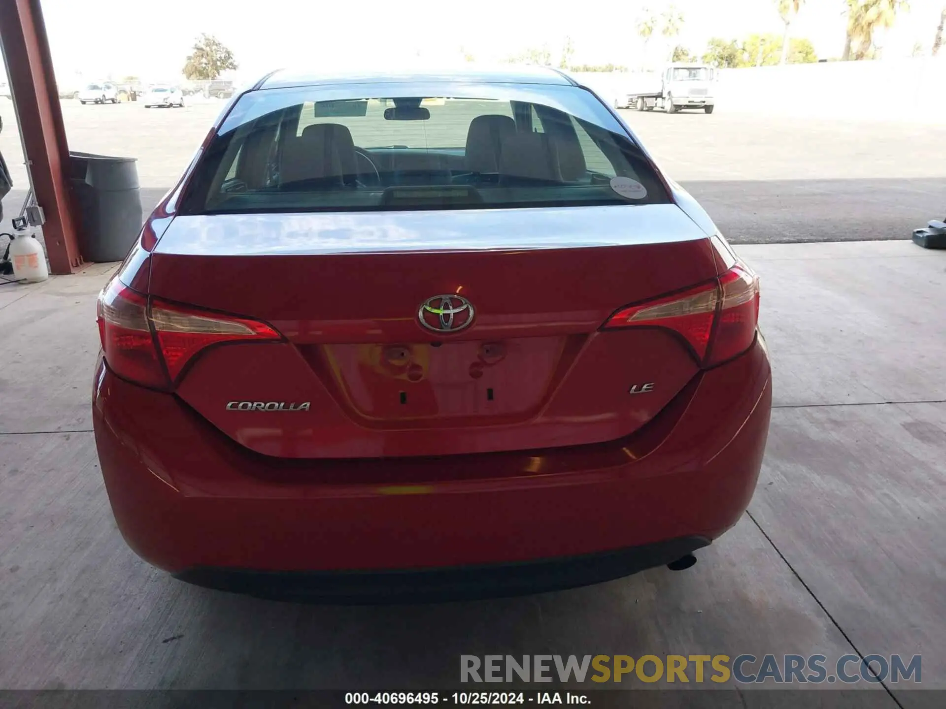 16 fotografías del automóvil dañado 5YFBURHE6KP856641 TOYOTA COROLLA 2019