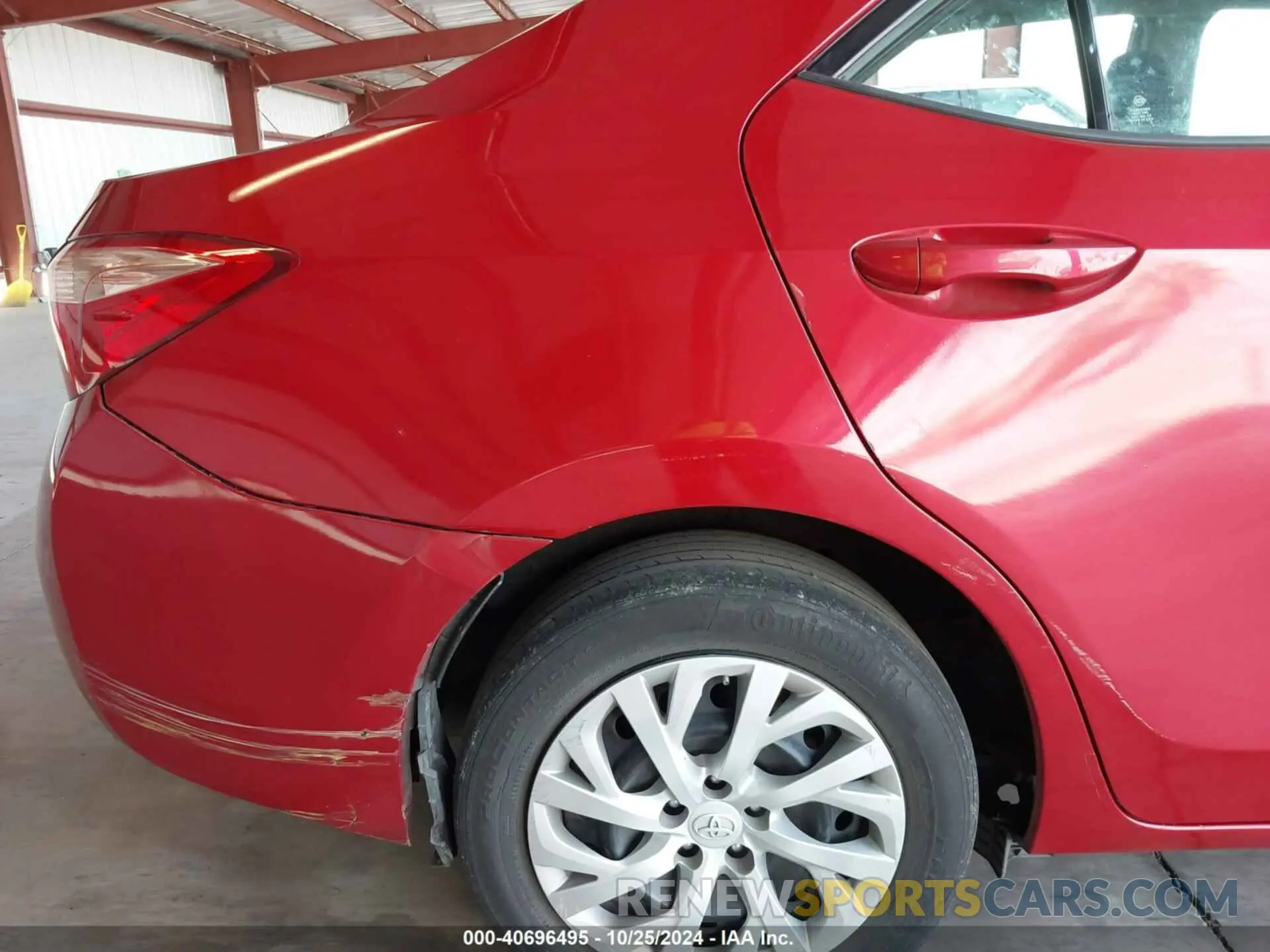 6 fotografías del automóvil dañado 5YFBURHE6KP856641 TOYOTA COROLLA 2019