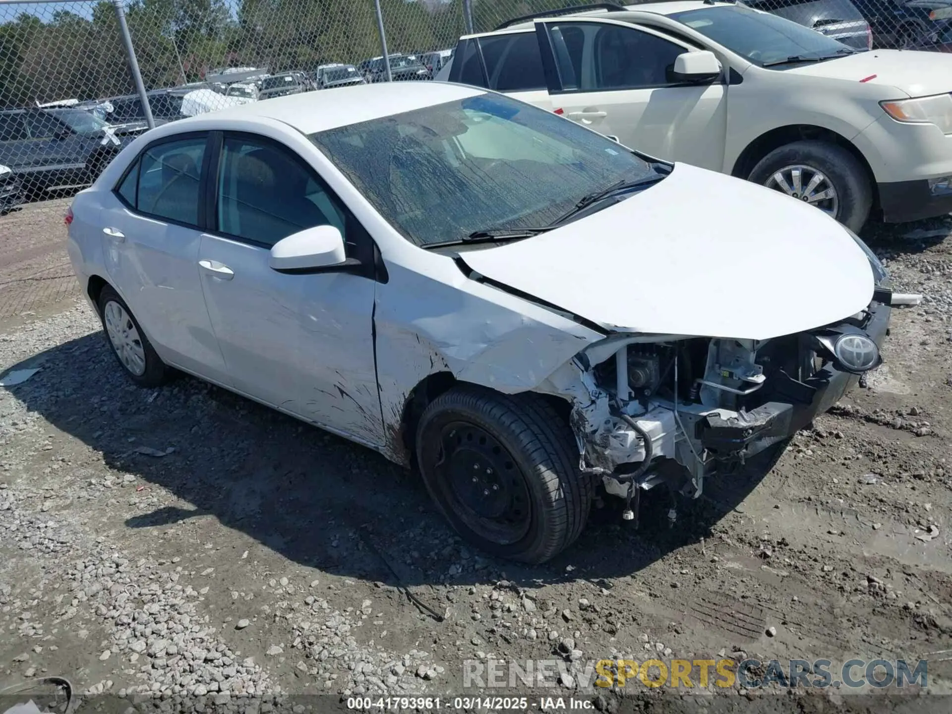 1 fotografías del automóvil dañado 5YFBURHE6KP867669 TOYOTA COROLLA 2019