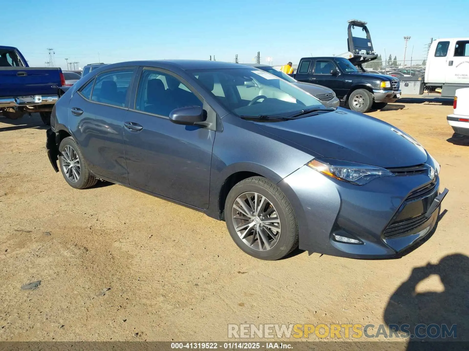 1 fotografías del automóvil dañado 5YFBURHE6KP870037 TOYOTA COROLLA 2019