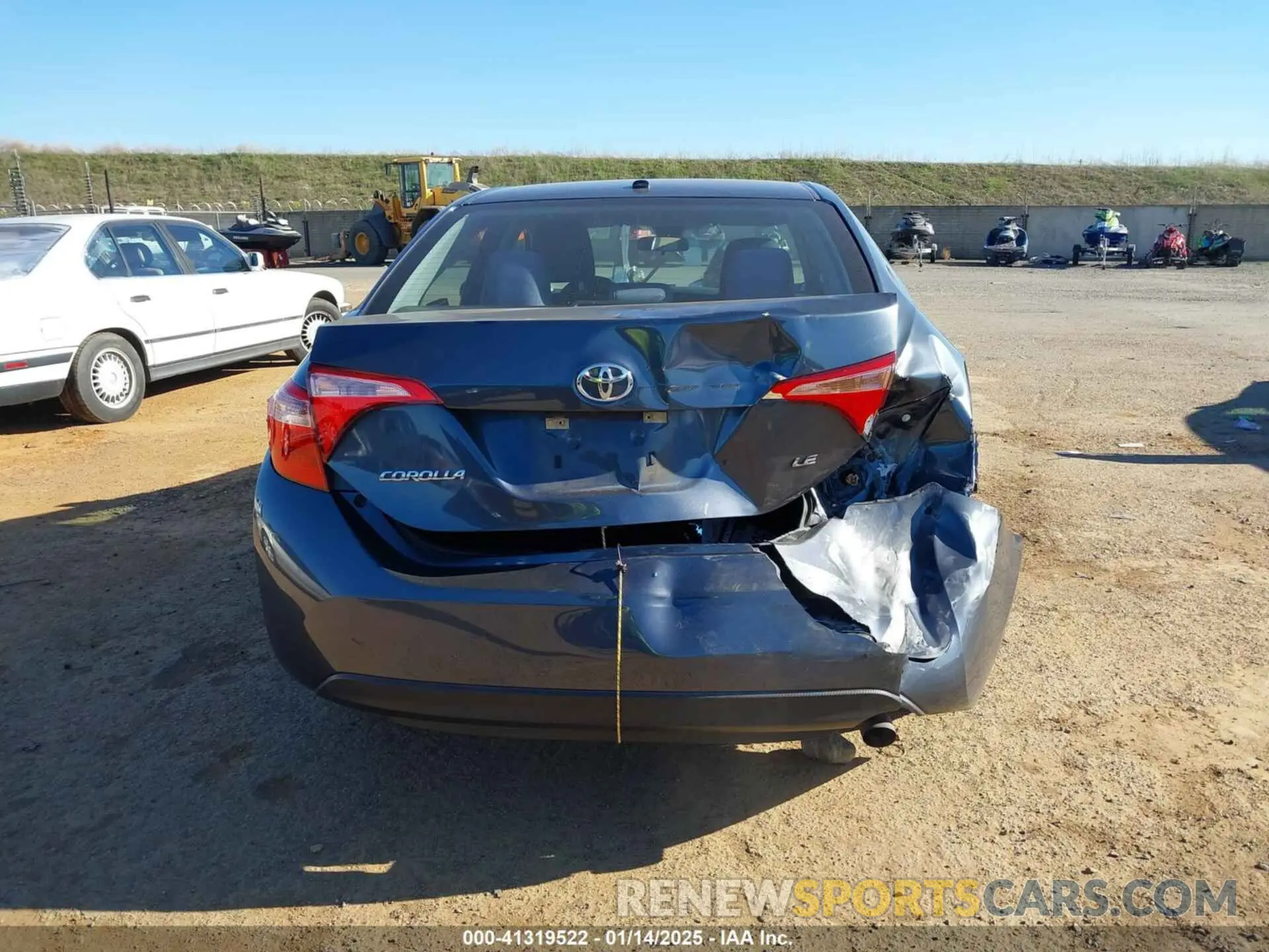 16 fotografías del automóvil dañado 5YFBURHE6KP870037 TOYOTA COROLLA 2019
