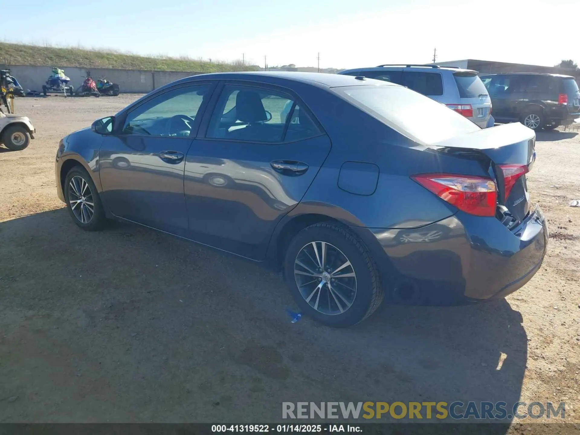 3 fotografías del automóvil dañado 5YFBURHE6KP870037 TOYOTA COROLLA 2019