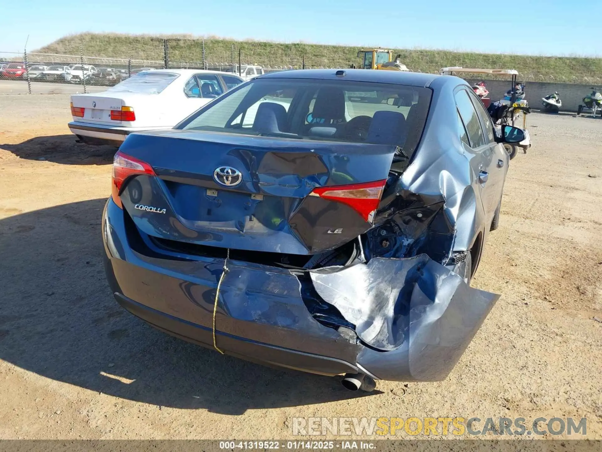 6 fotografías del automóvil dañado 5YFBURHE6KP870037 TOYOTA COROLLA 2019
