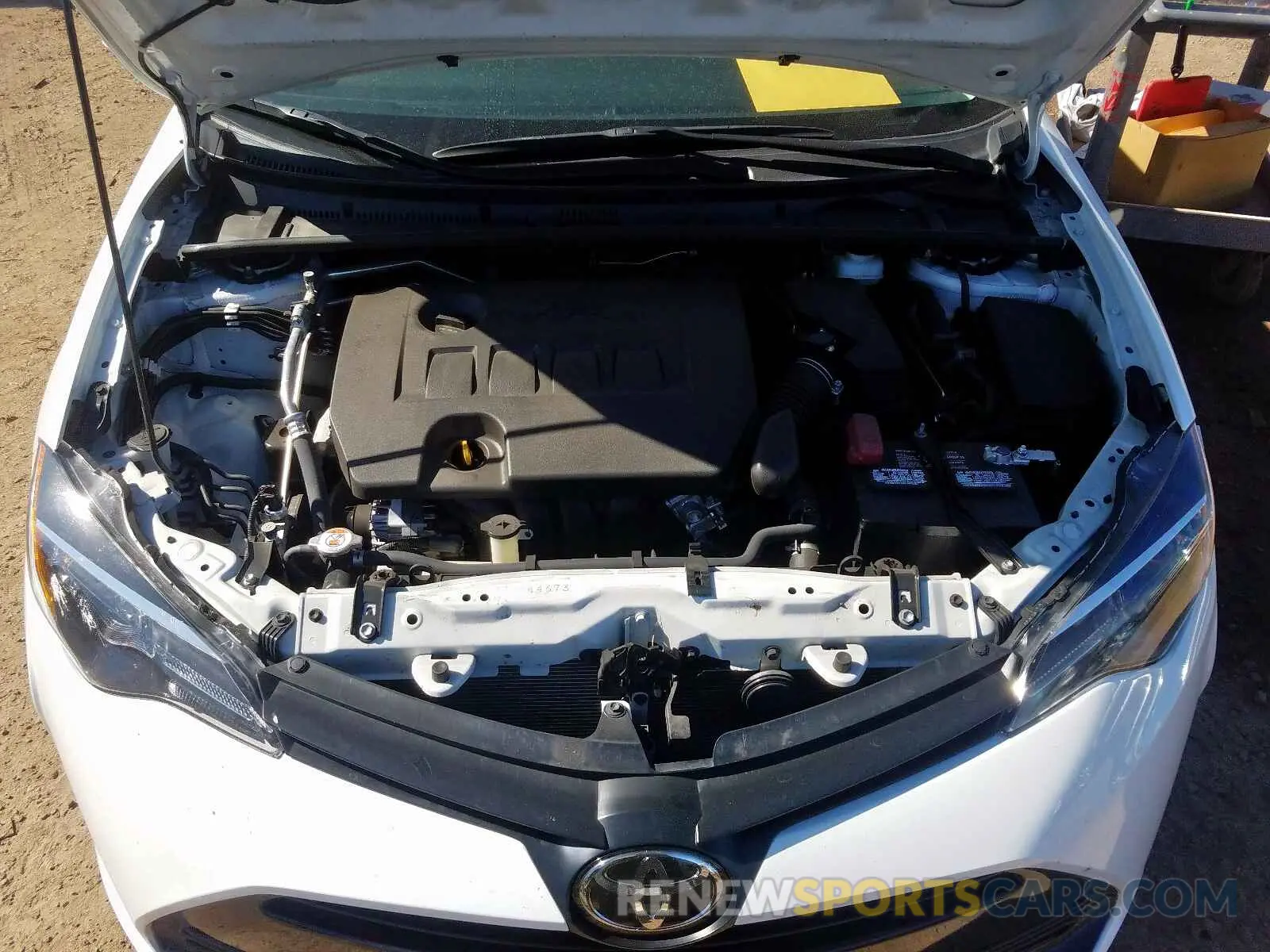7 fotografías del automóvil dañado 5YFBURHE6KP870040 TOYOTA COROLLA 2019