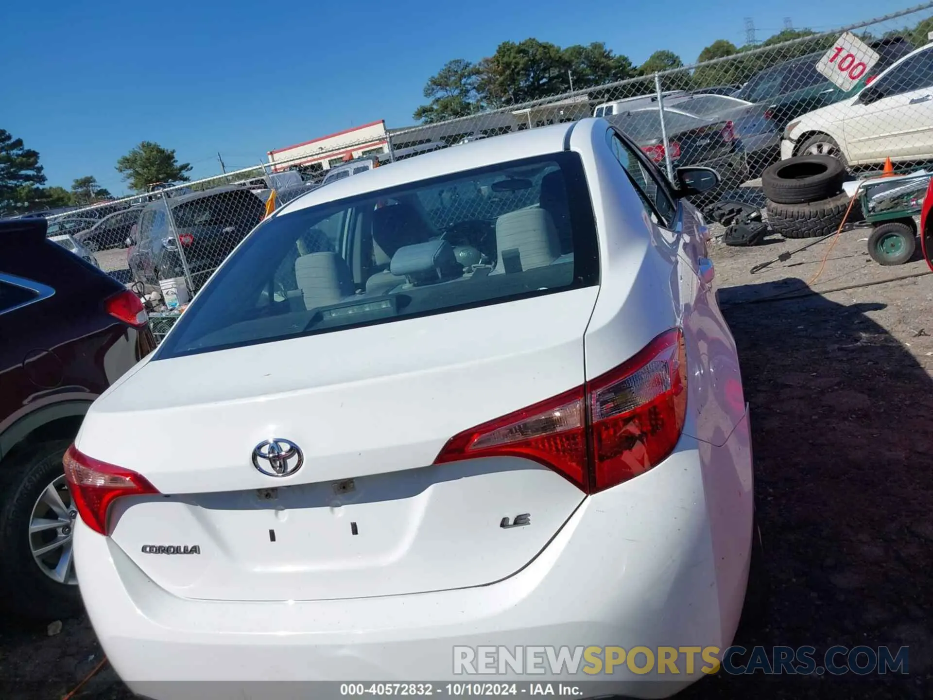 16 fotografías del automóvil dañado 5YFBURHE6KP871690 TOYOTA COROLLA 2019