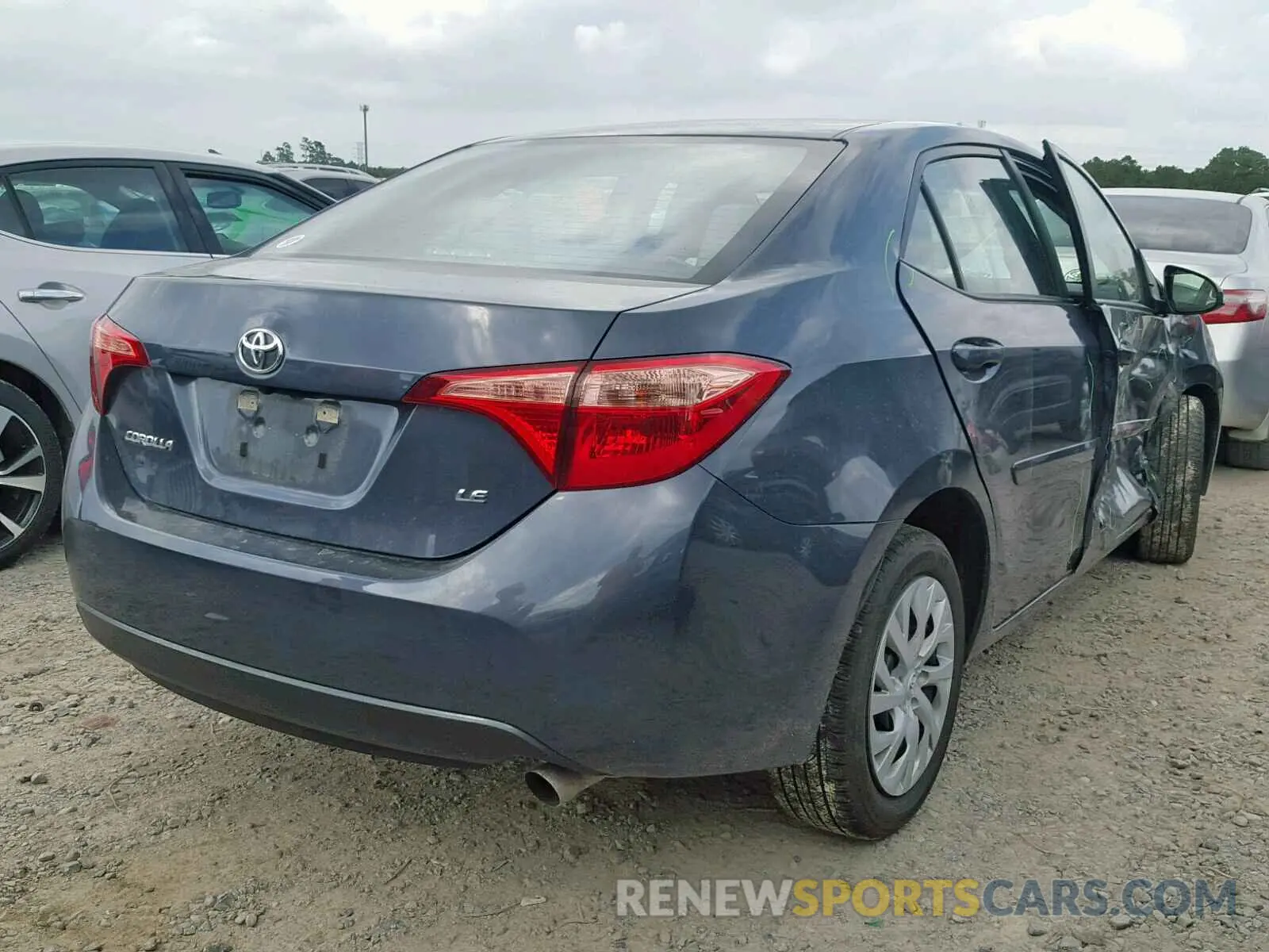 4 fotografías del automóvil dañado 5YFBURHE6KP872208 TOYOTA COROLLA 2019