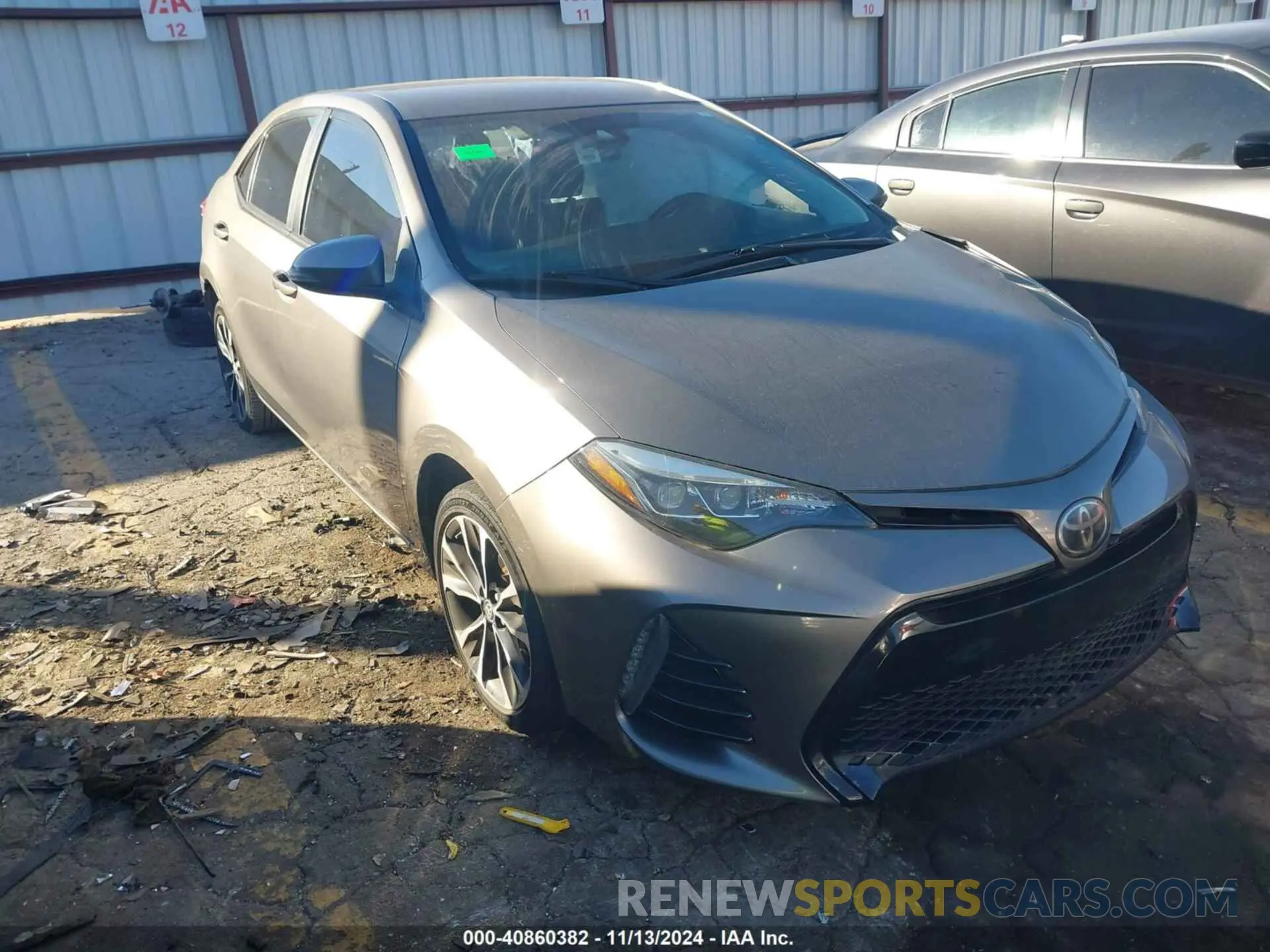 1 fotografías del automóvil dañado 5YFBURHE6KP873133 TOYOTA COROLLA 2019