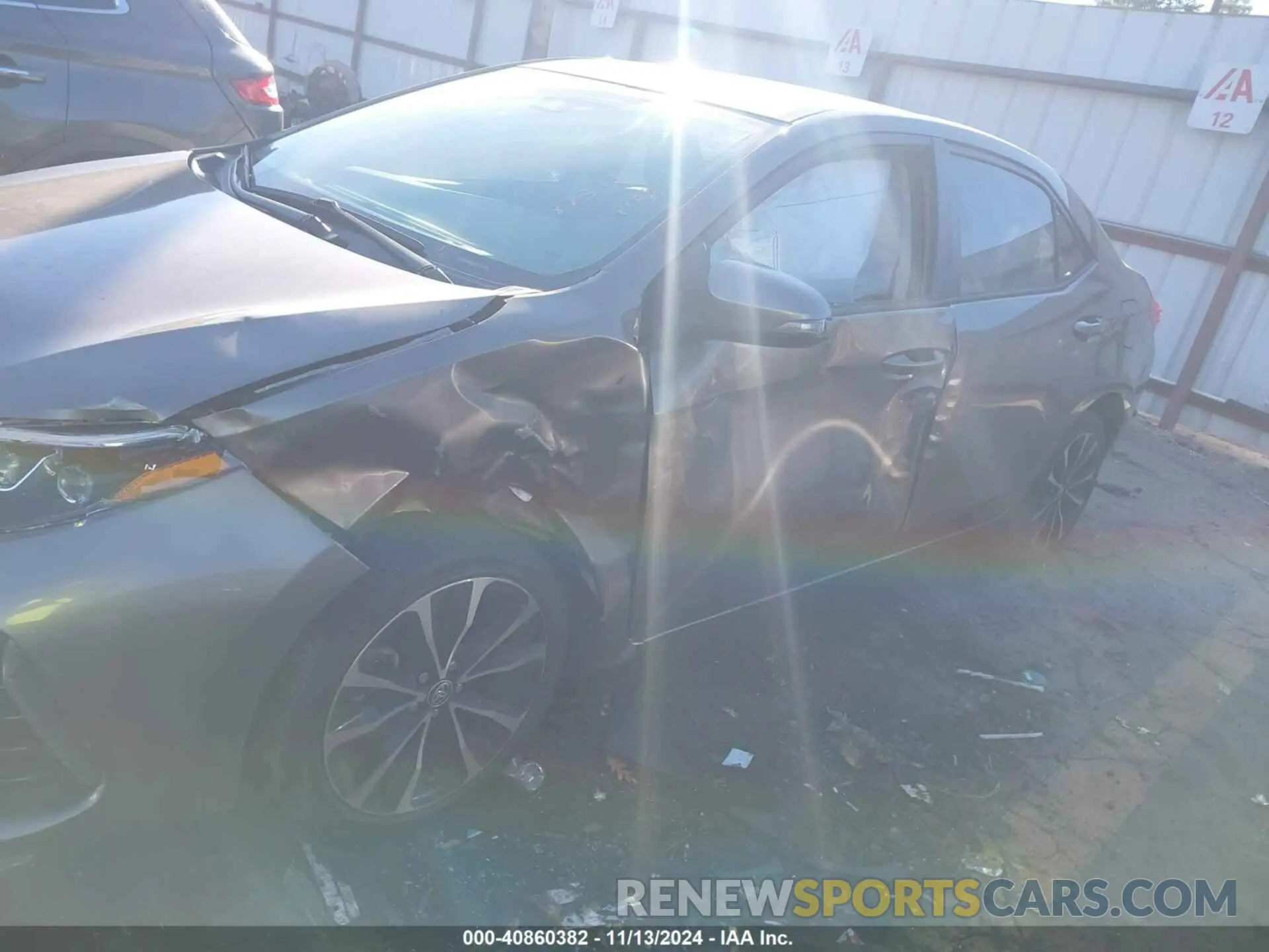 6 fotografías del automóvil dañado 5YFBURHE6KP873133 TOYOTA COROLLA 2019