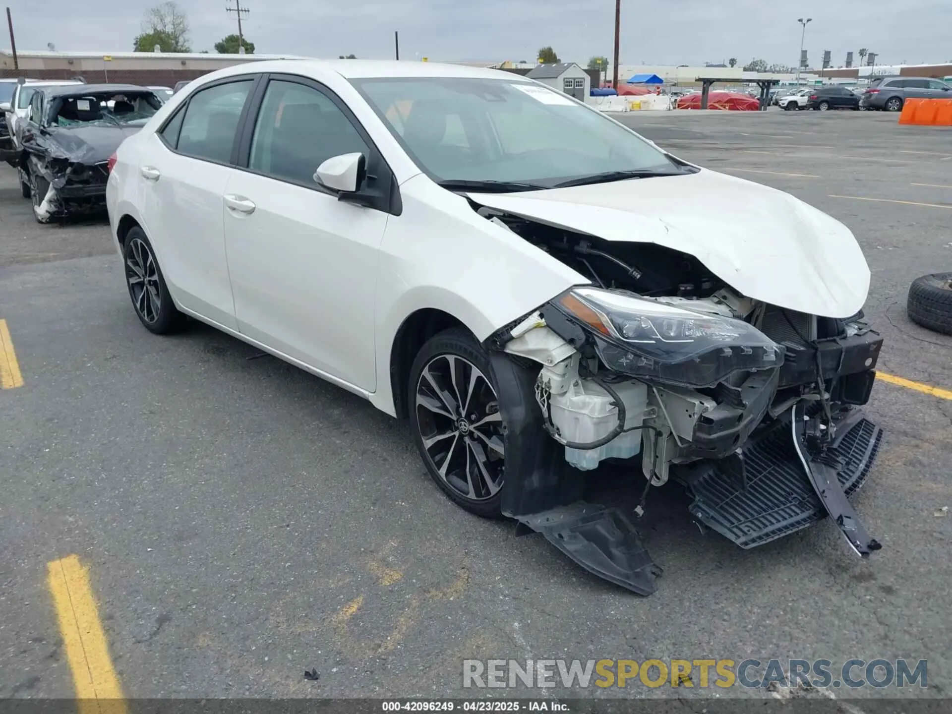 1 fotografías del automóvil dañado 5YFBURHE6KP873522 TOYOTA COROLLA 2019