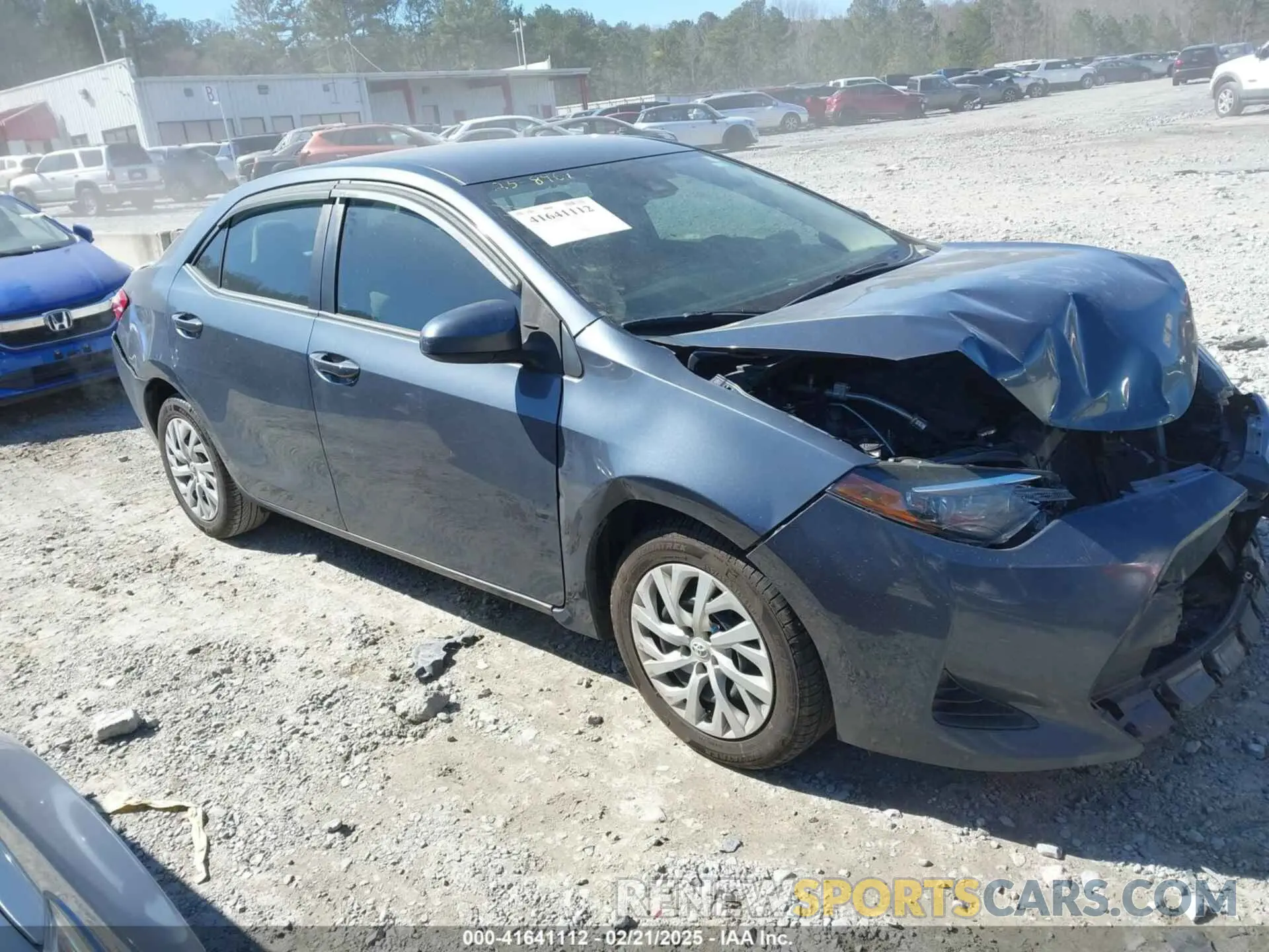 1 fotografías del automóvil dañado 5YFBURHE6KP874797 TOYOTA COROLLA 2019